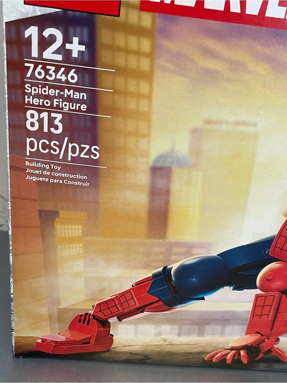 Lego Marvel Super Hero’s Spider-Man Poseable Hero Build Set 76346 813Pcs 12+ NIP - Picture 7 of 9